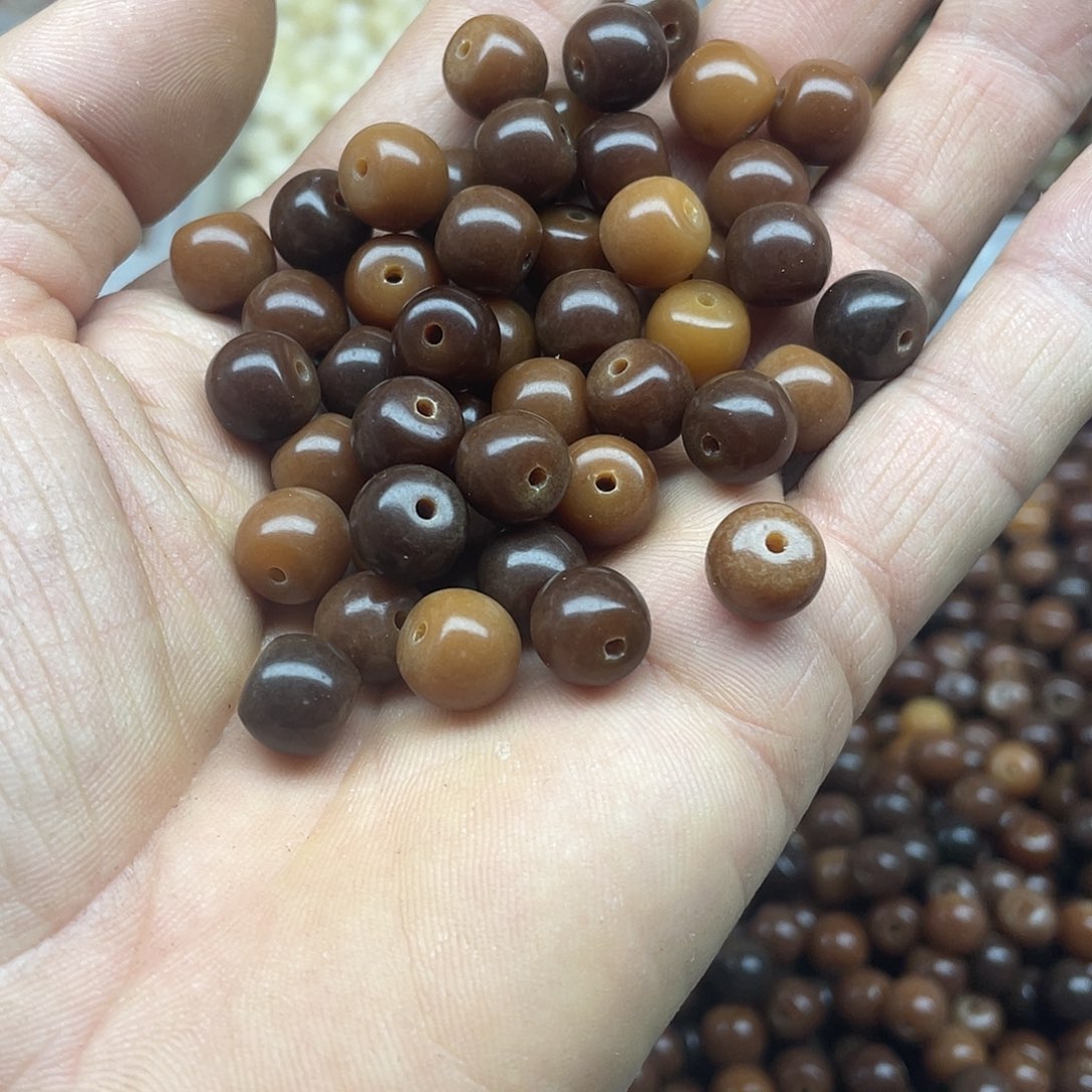 吊坠白玉菩提109巧克力鼓珠100颗➕灯牌宠100颗