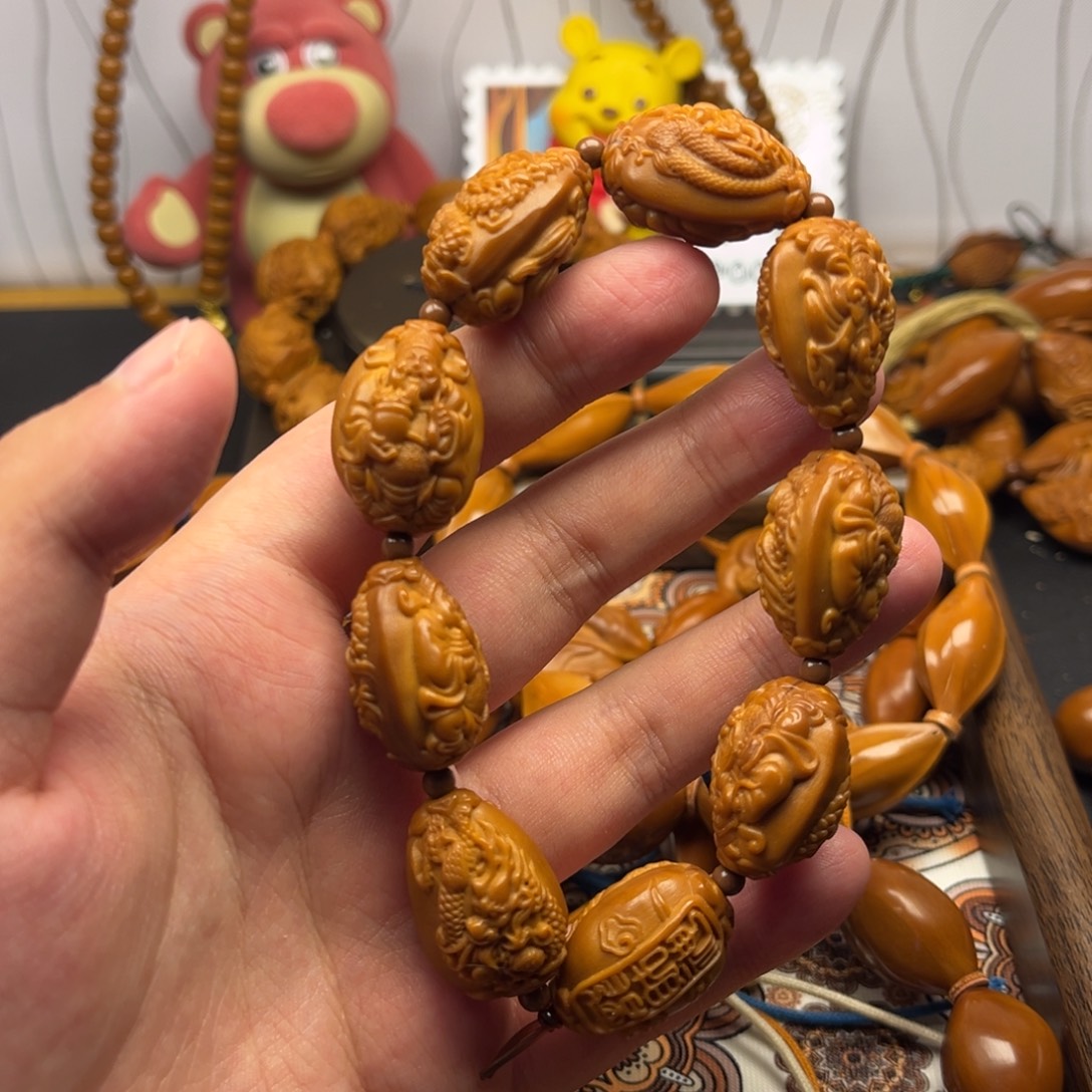 手串/手链橄榄核龙财