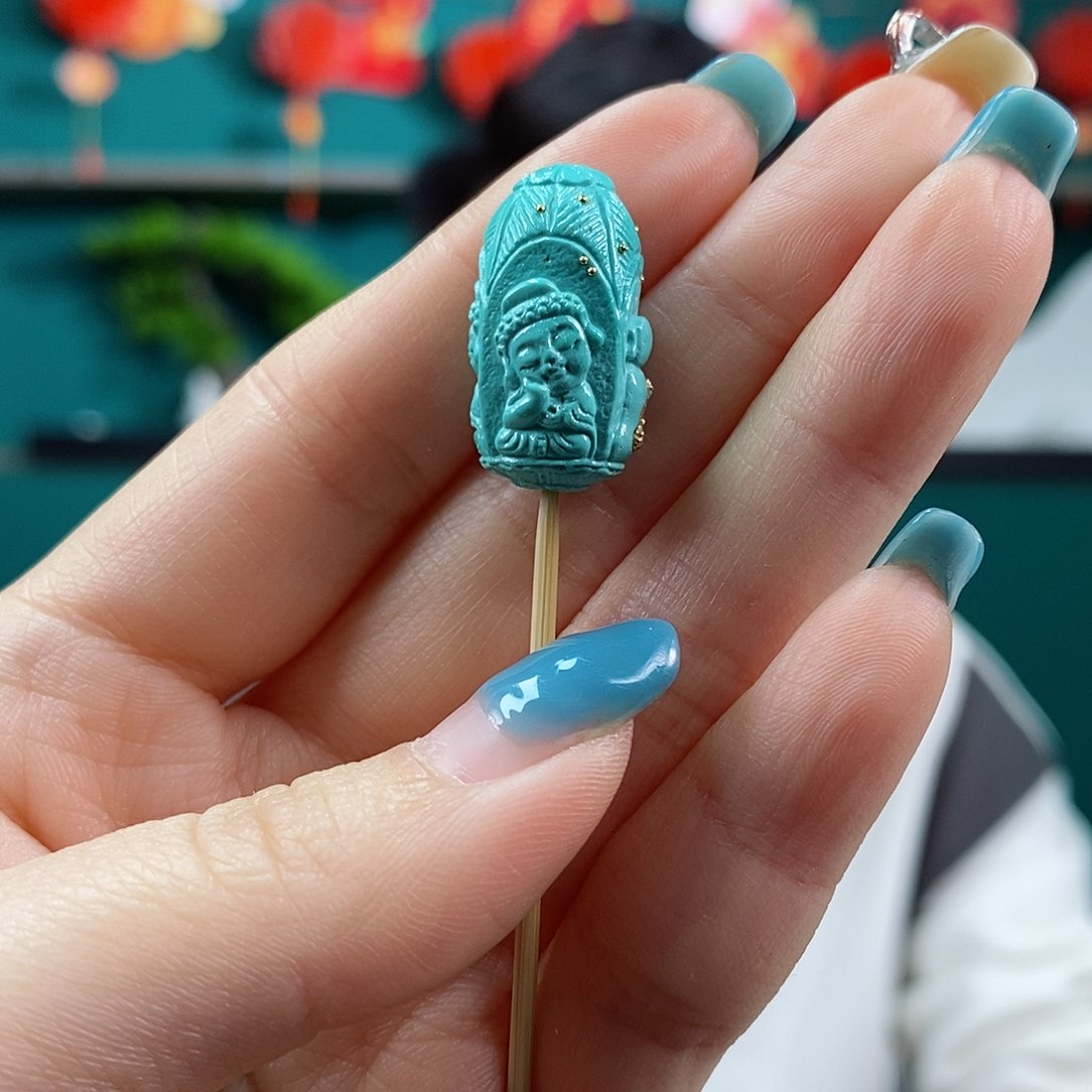 绿松石珠宝奇石未镶嵌