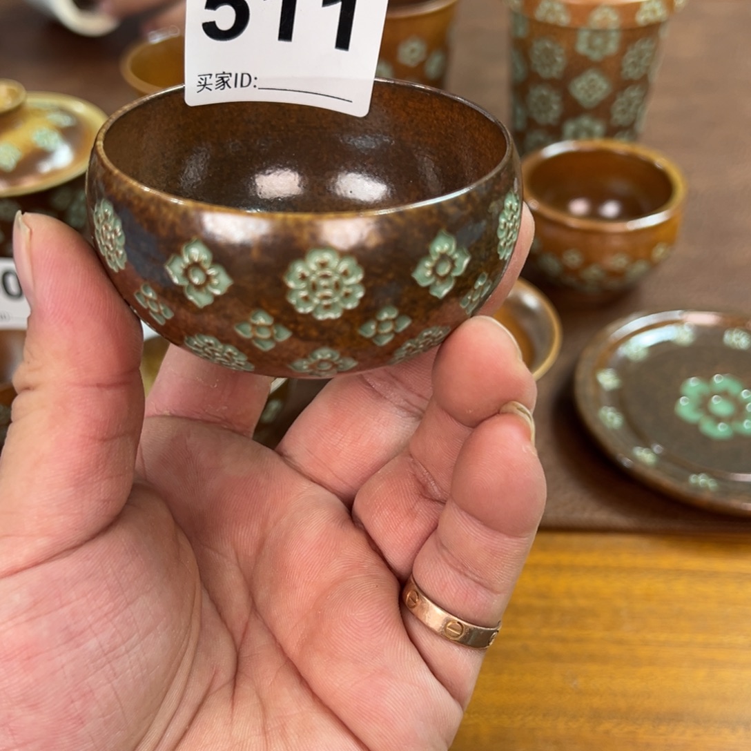 瓷片龙泉青瓷工艺品511