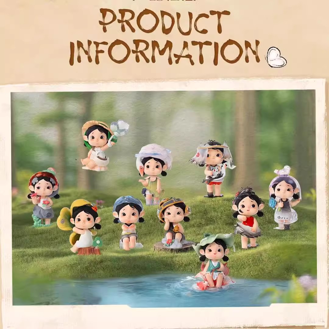 官方正品黑玩Heyhong热载小言踏青游园记盲盒2025新款礼物摆件