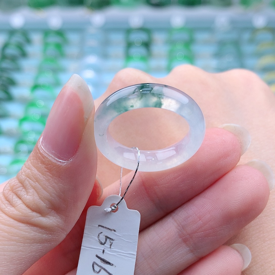 翡翠戒指未镶嵌缅甸翡翠A货