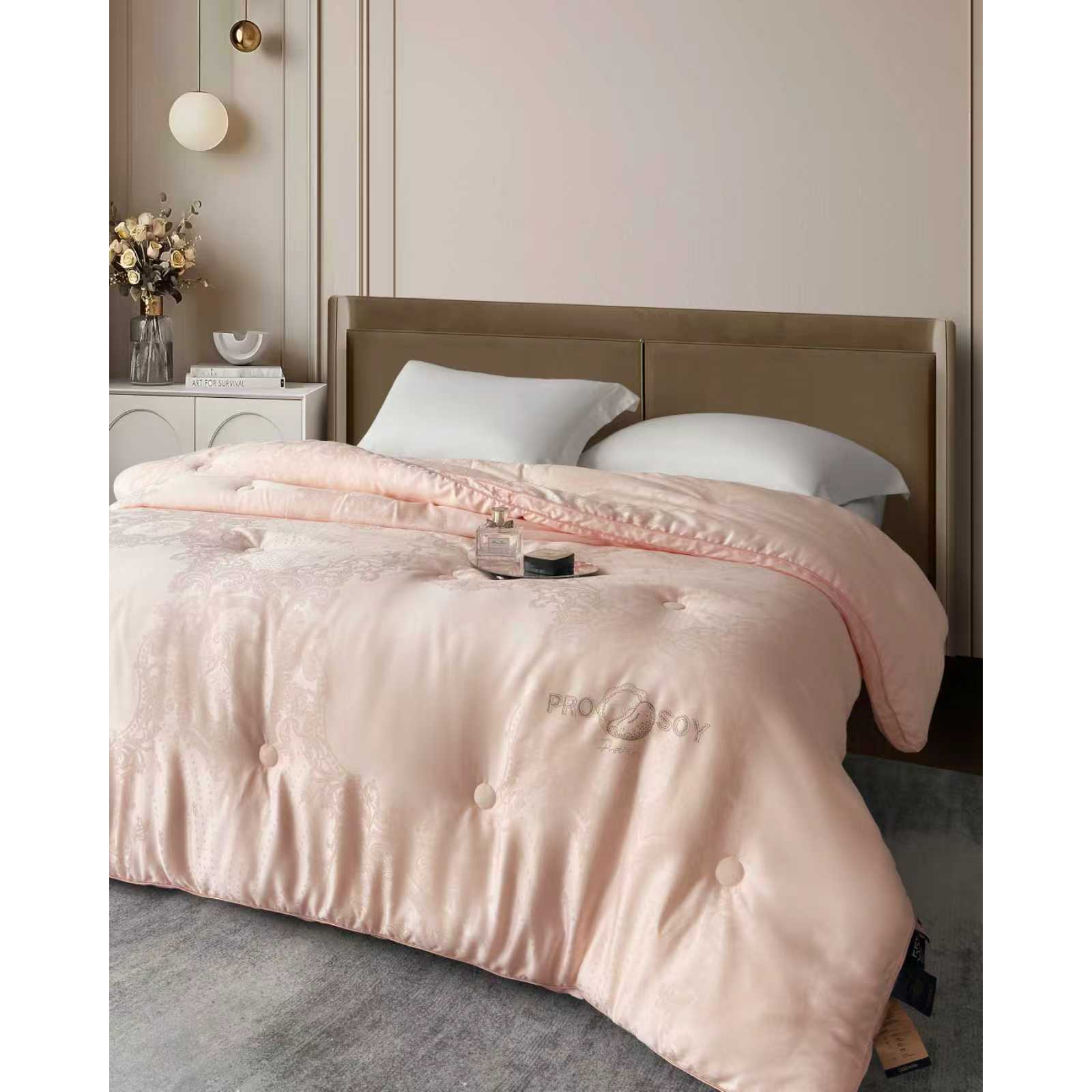 JKS亲肤柔软舒适亲肤莱赛尔纤维抗菌双蛋白秋冬被zb大豆被51