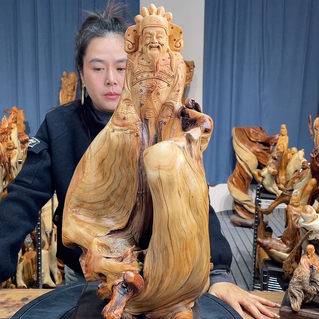 柏木（崖柏）随型摆件