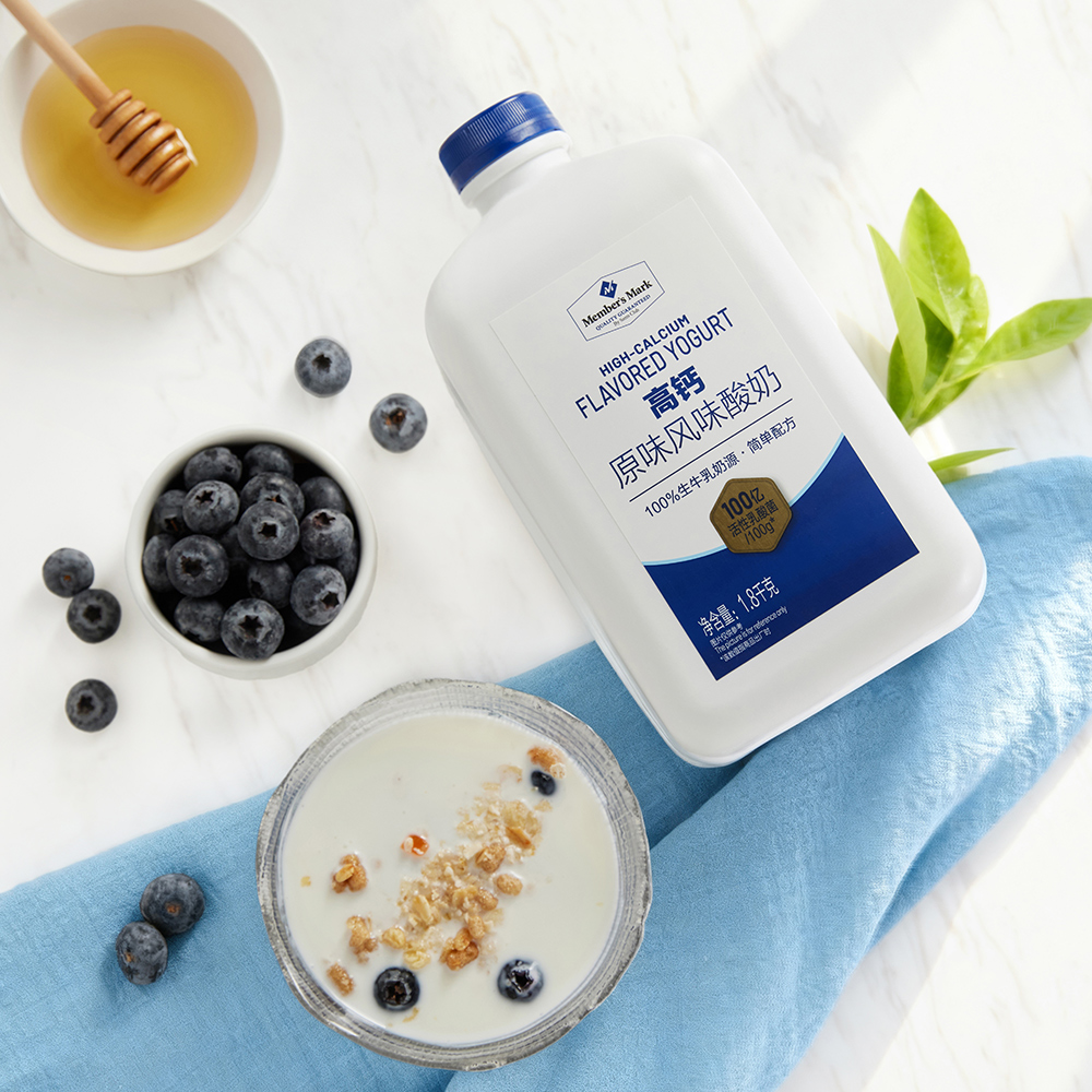 高钙原味风味酸奶 1.8kgX2