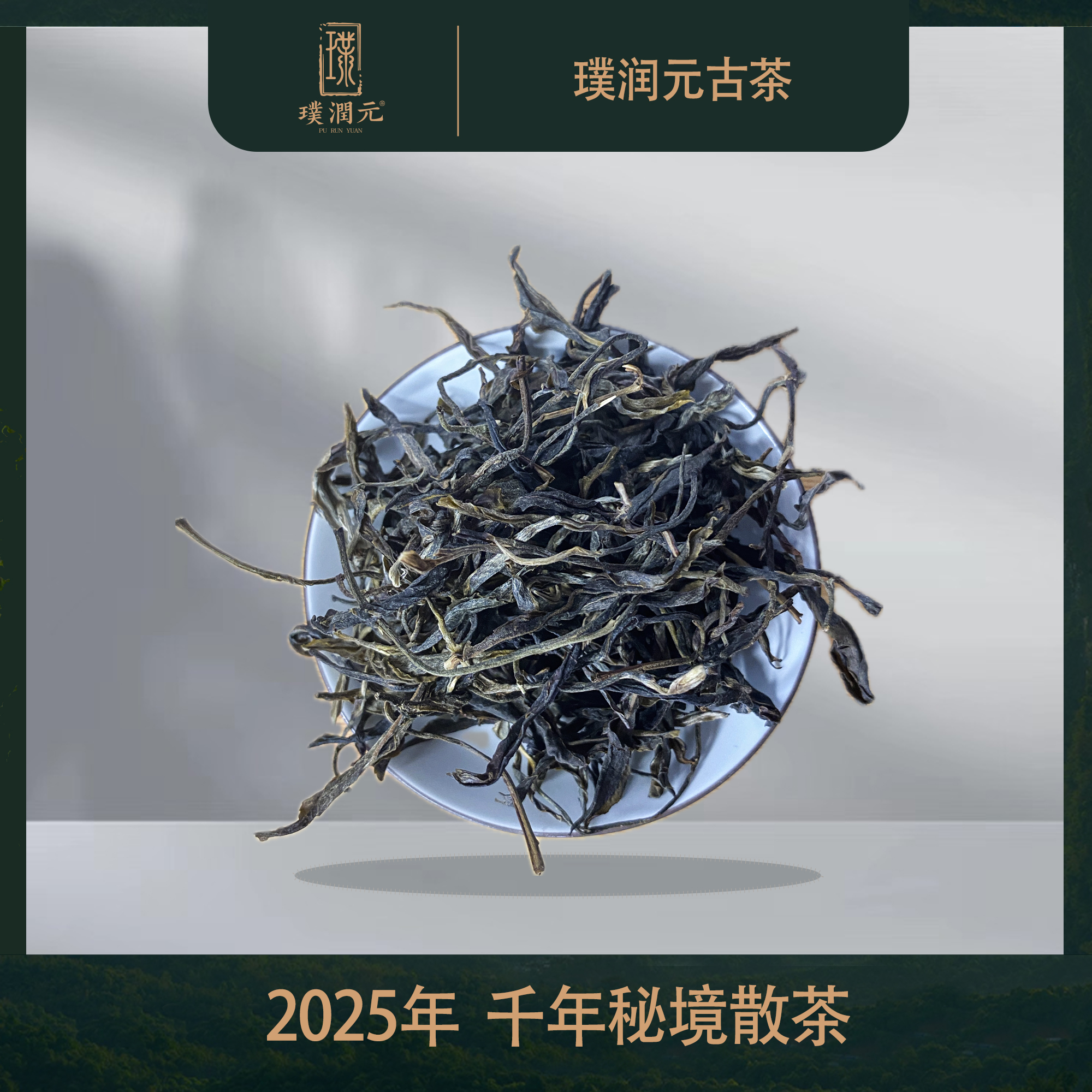 【25年春茶】璞润元古茶【千年秘境散茶】普洱茶生茶100g