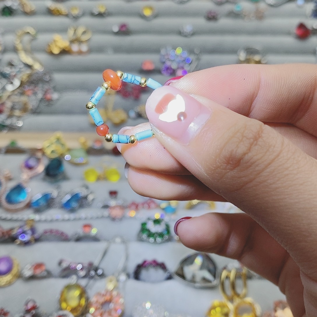 【闪购商品】芙蓉石戒指银S925镶嵌