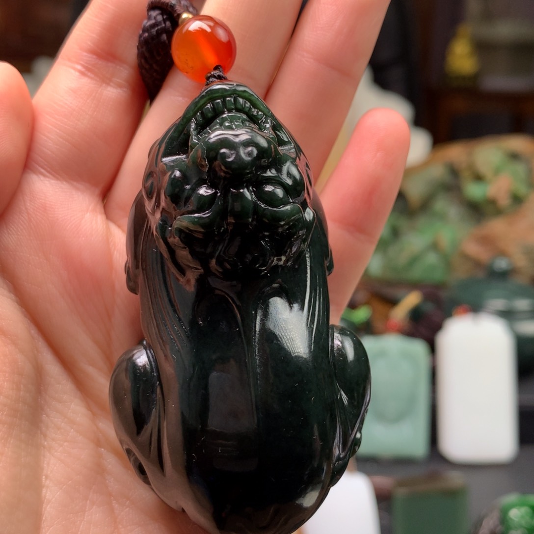 和田玉把件未镶嵌