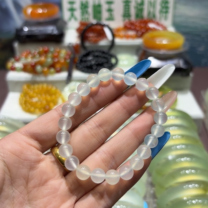 未镶嵌岫玉手镯天然