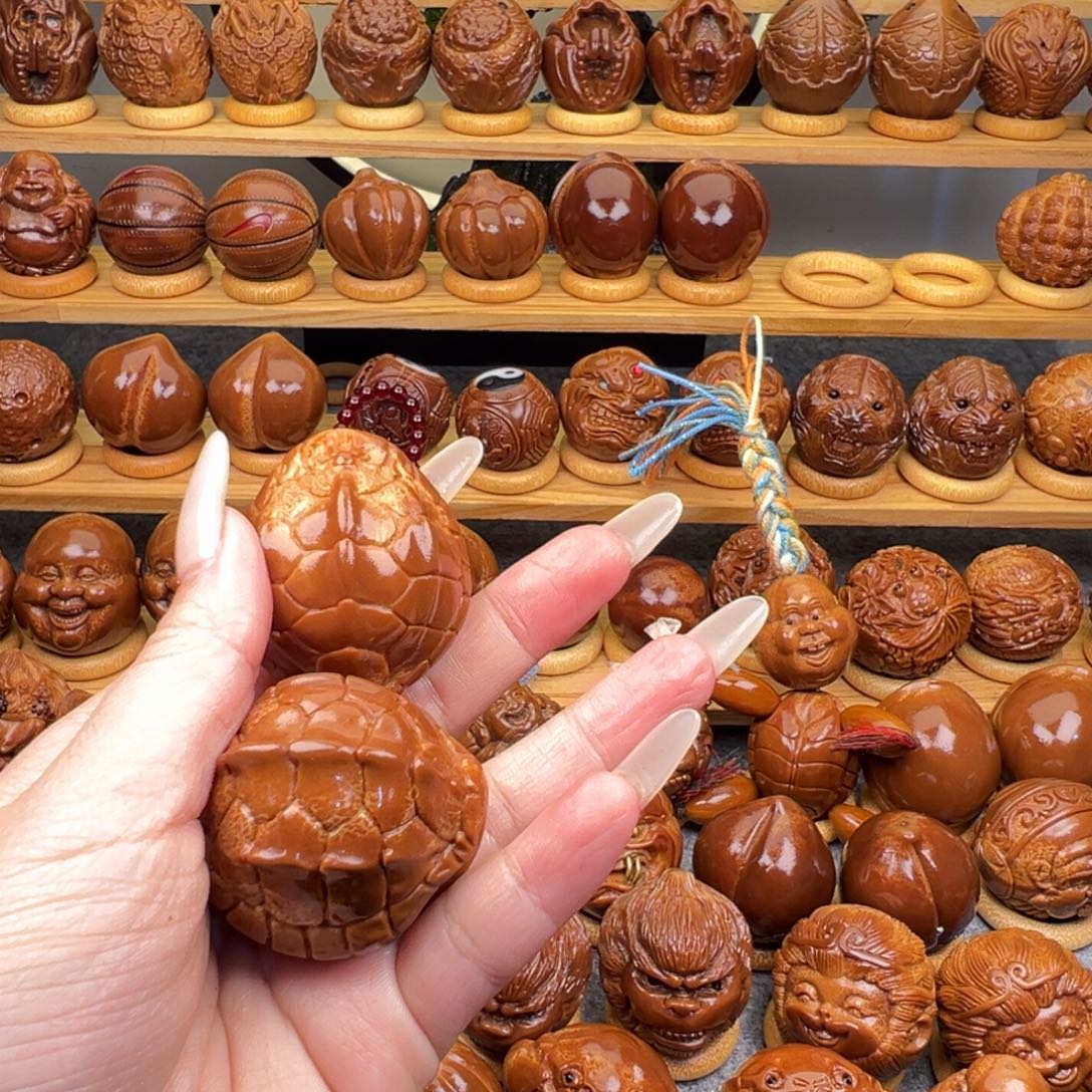 小***虎橄榄核手串/手链富甲天下