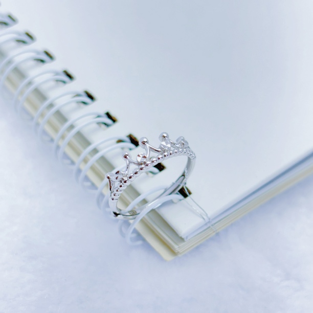 铂金PT950皇冠戒指活口可调节时尚（多样性发一）