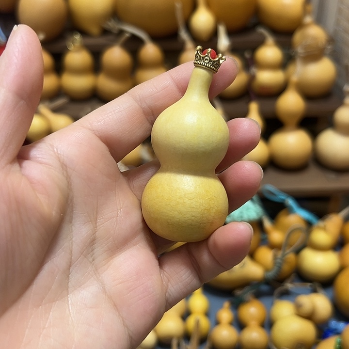 镶口葫芦手把件葫芦娃