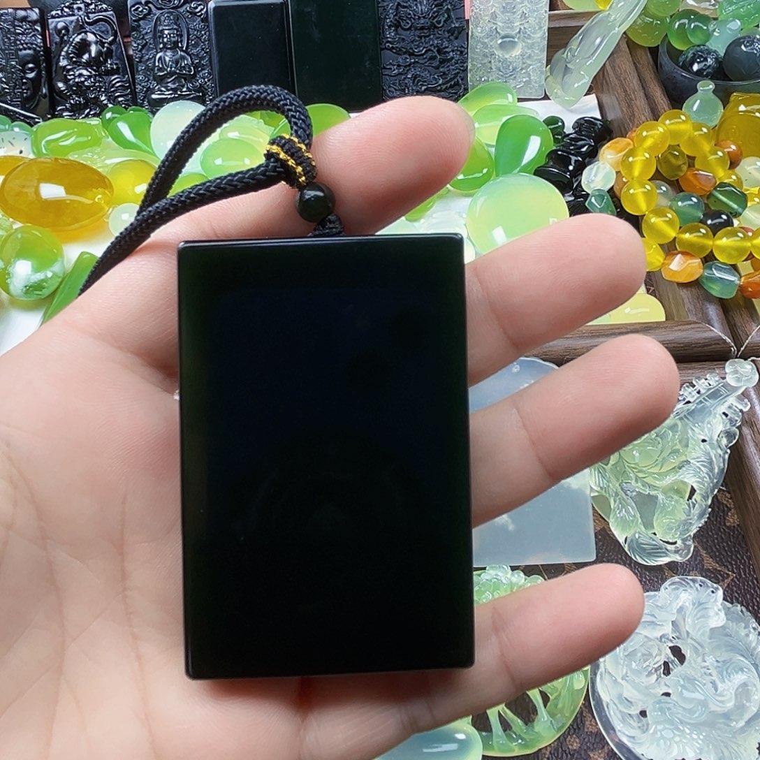 山***崩岫玉未镶嵌吊坠(不含链)