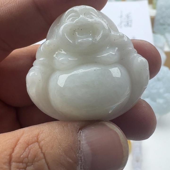 翡翠未镶嵌颈饰天然缅甸A货翡翠