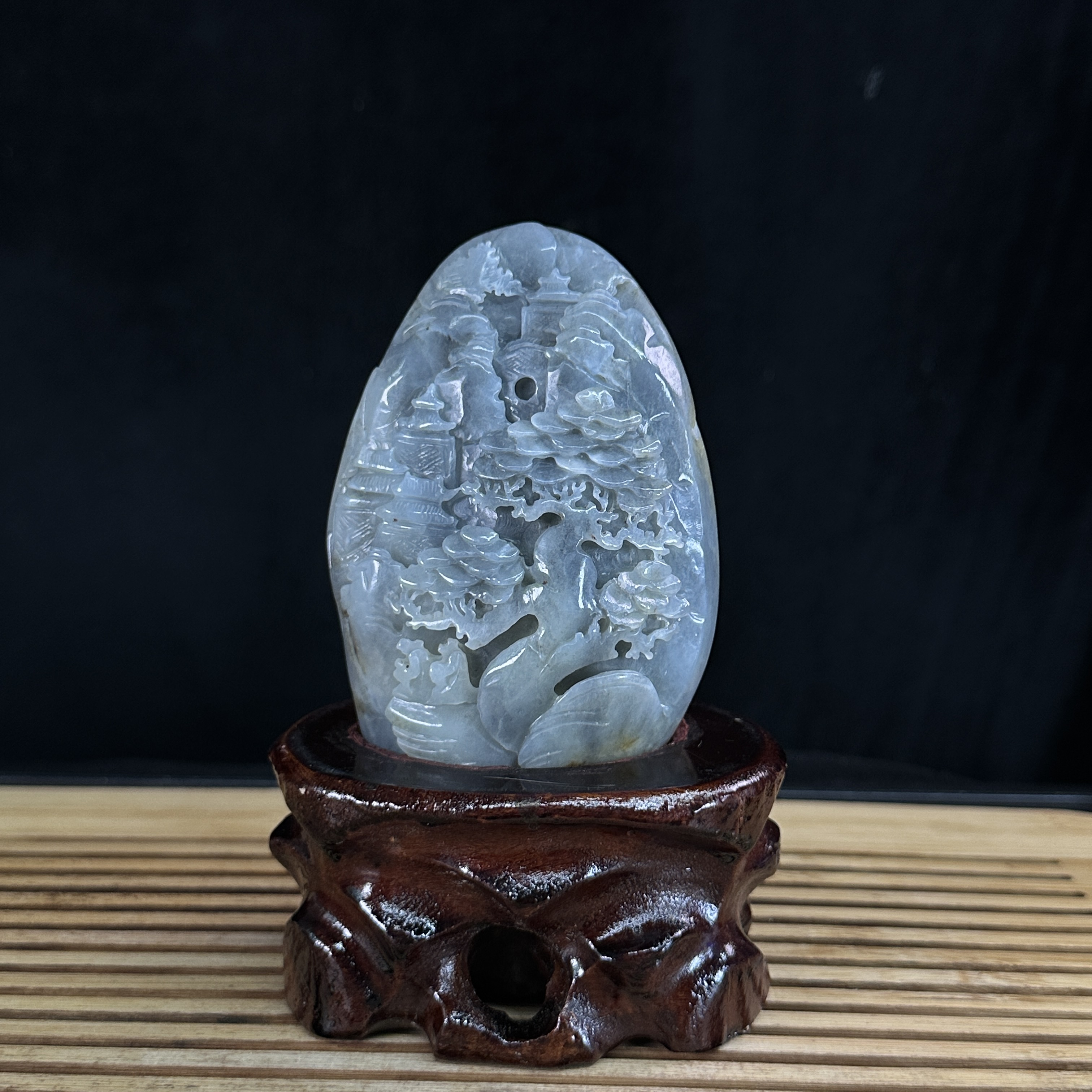 JXBJ-002   和田玉摆件   约：120*75*34mm