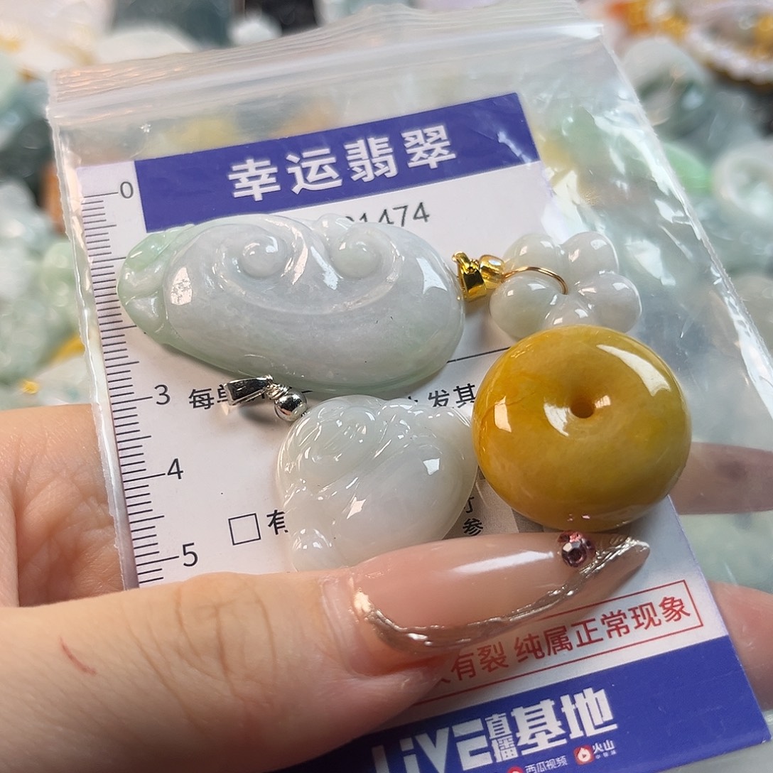 翡翠未镶嵌颈饰hh