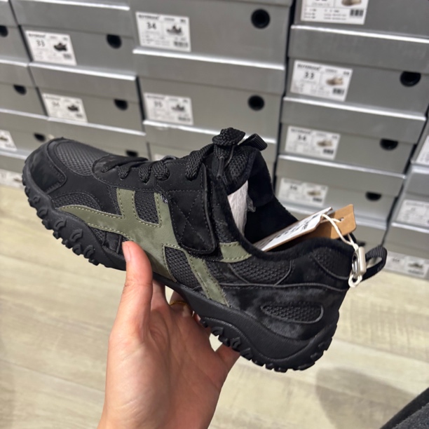 磨砂皮网面透气德训鞋显脚小平底舒适软底运动休闲老爹鞋秋季