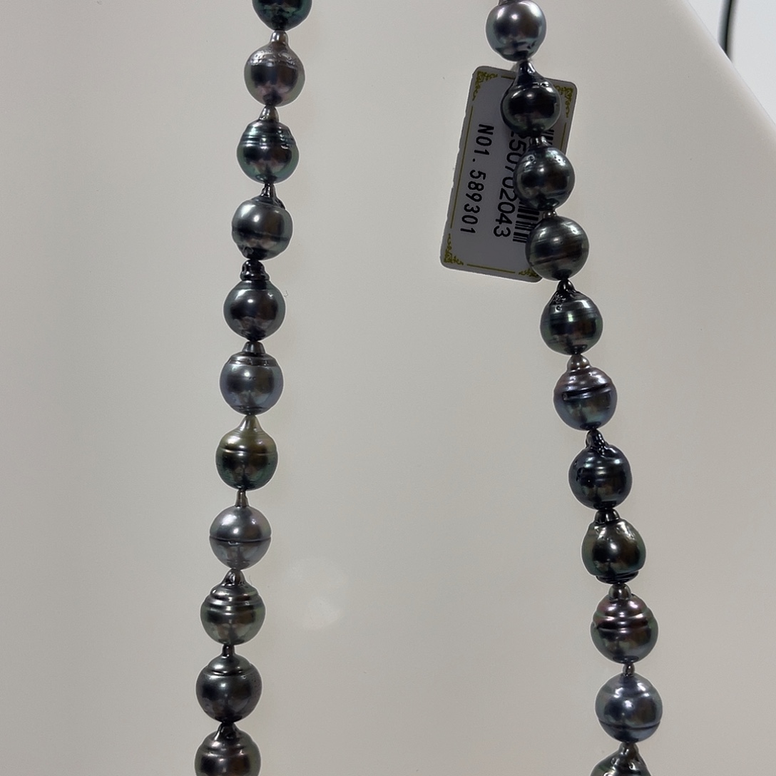 海水珍珠银S925镶嵌颈饰