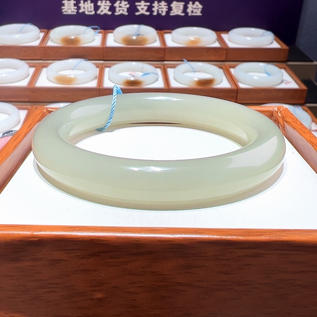 和田玉手镯 56 57未镶嵌