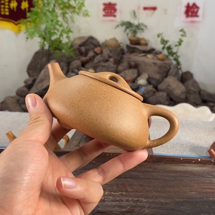 紫砂茶壶宜兴黄降坡280