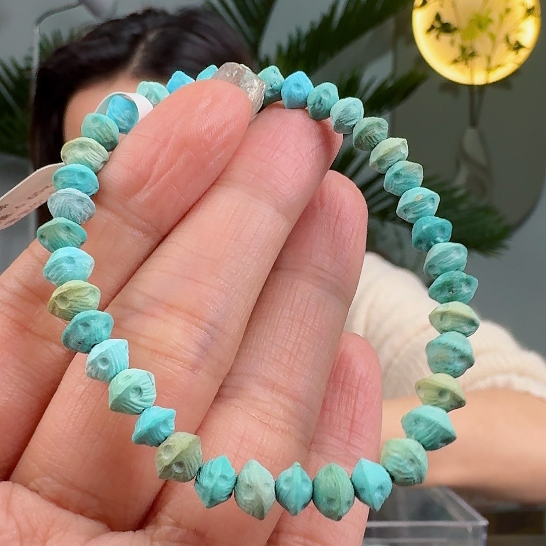 绿松石珠宝奇石未镶嵌