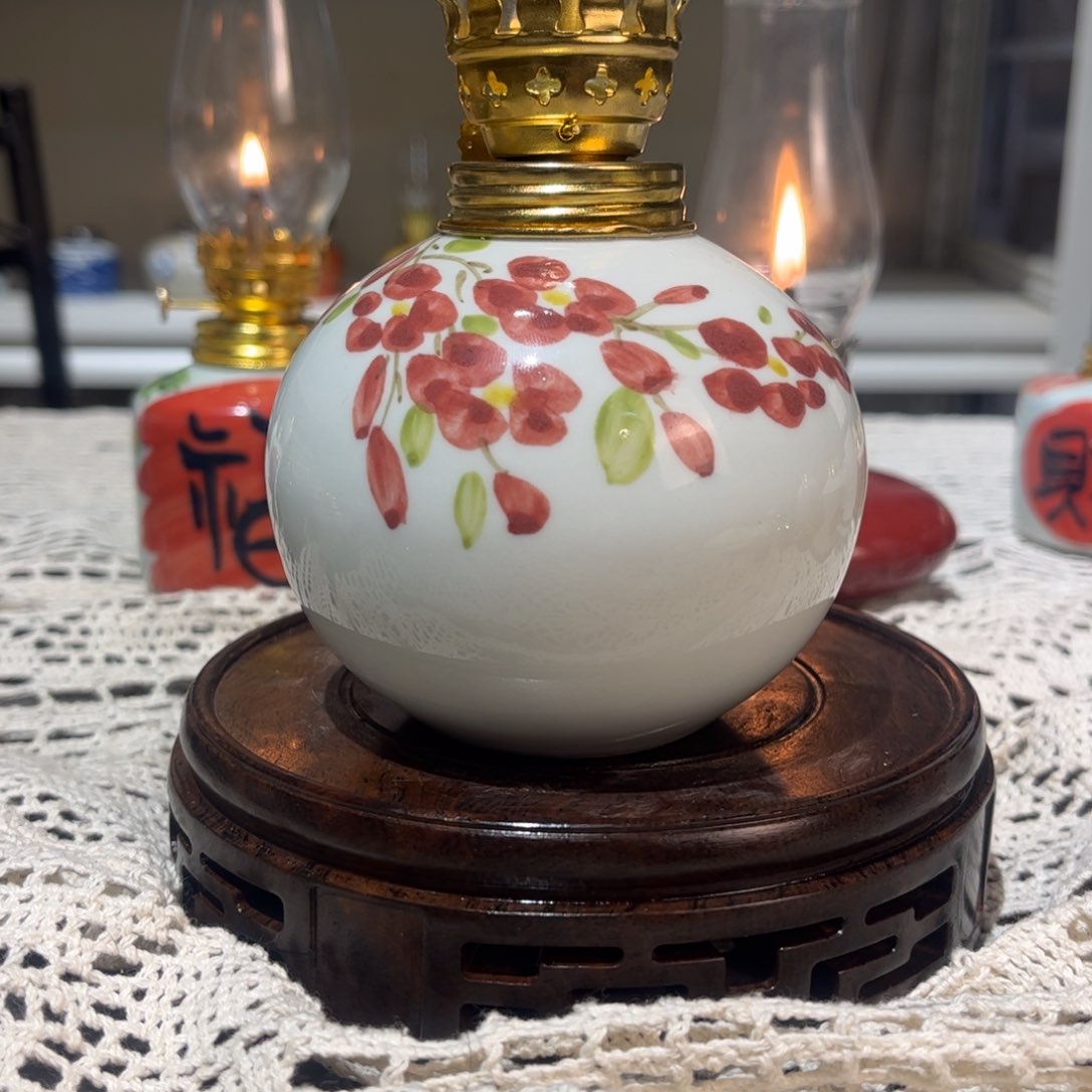 摆件景德镇陶瓷香薰灯