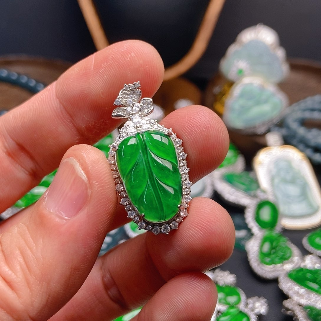 翡翠吊坠(不含链)未镶嵌787吊坠