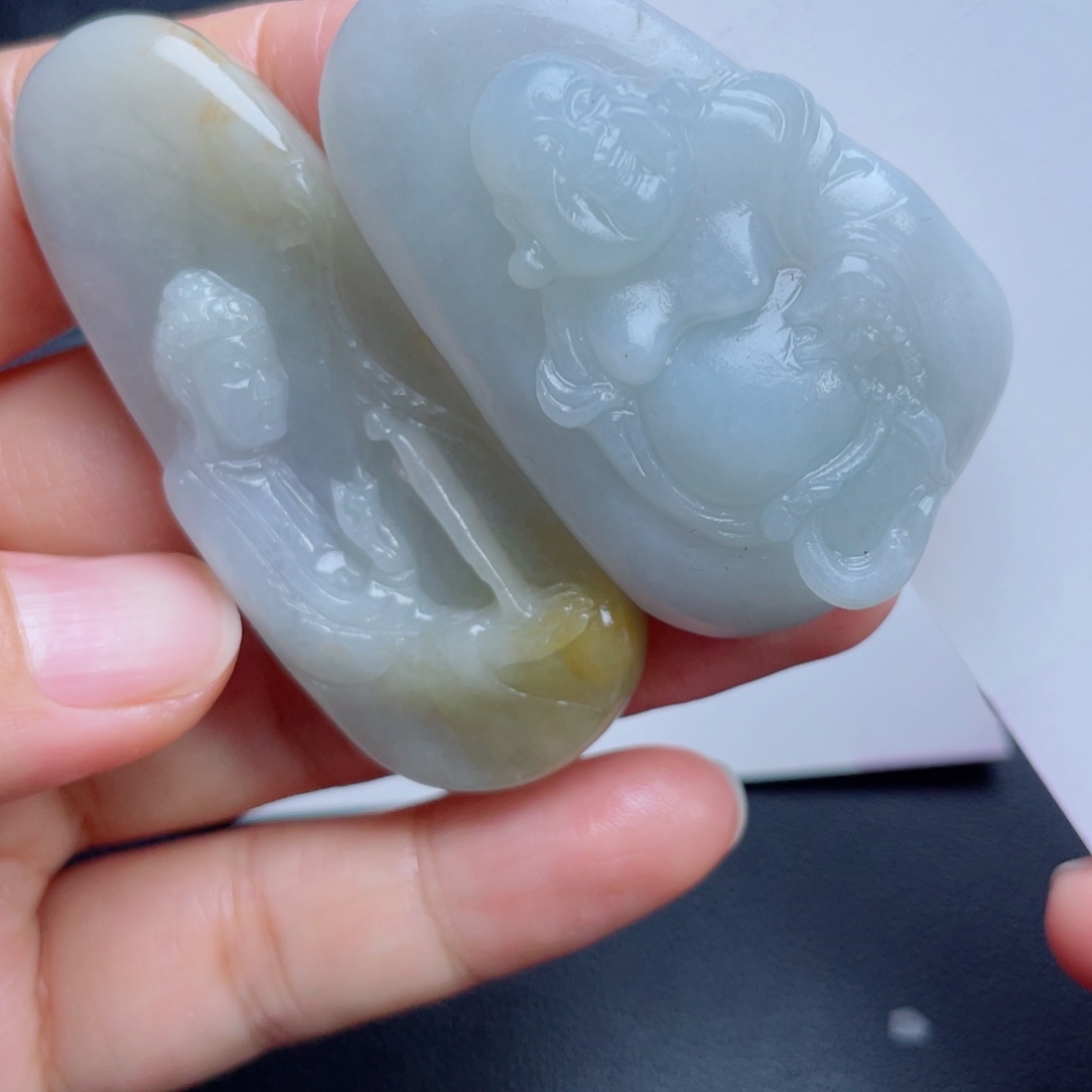 一***糖定制翡翠未镶嵌翡翠吊坠