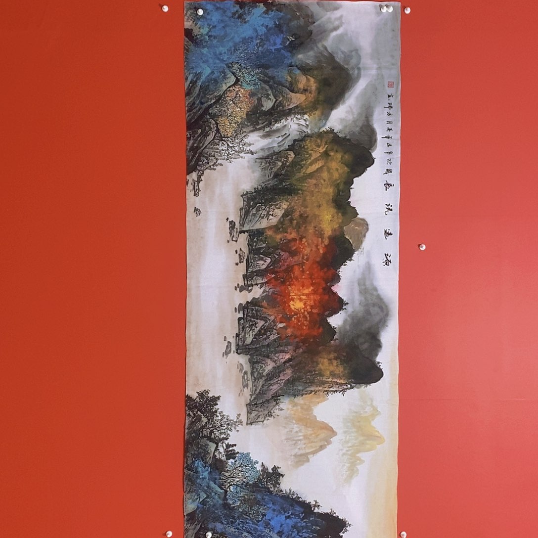 国画山水花鸟国画作品