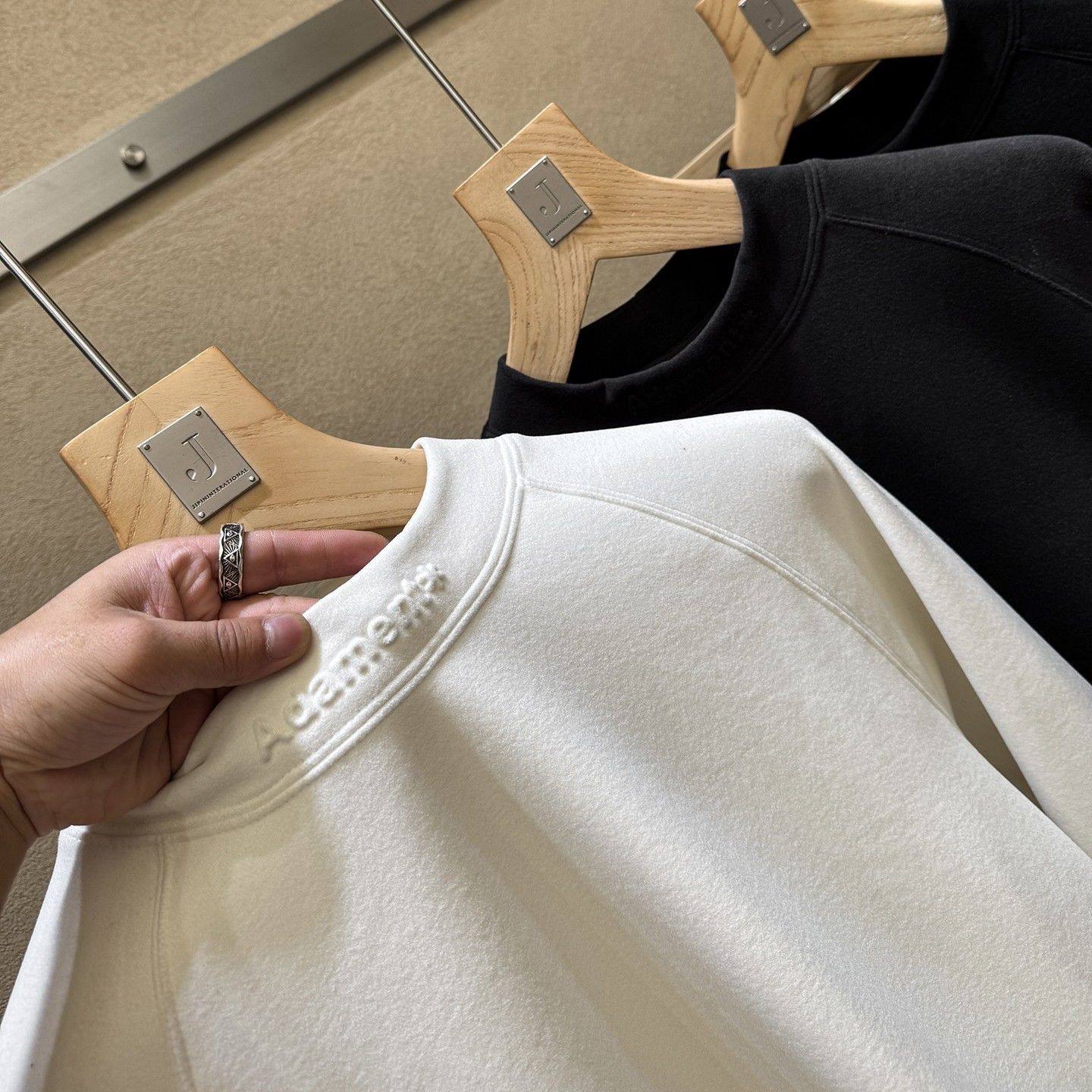 纳米双面绒！10A抗菌！自发热男士半高领德绒长袖打底T恤卫衣6683