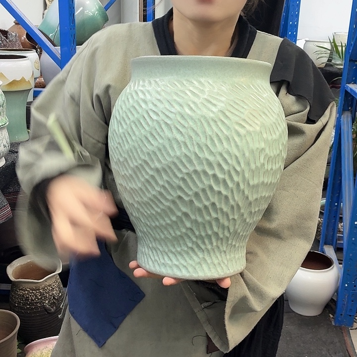 20×30 -粗陶花盆有孔-买买买
