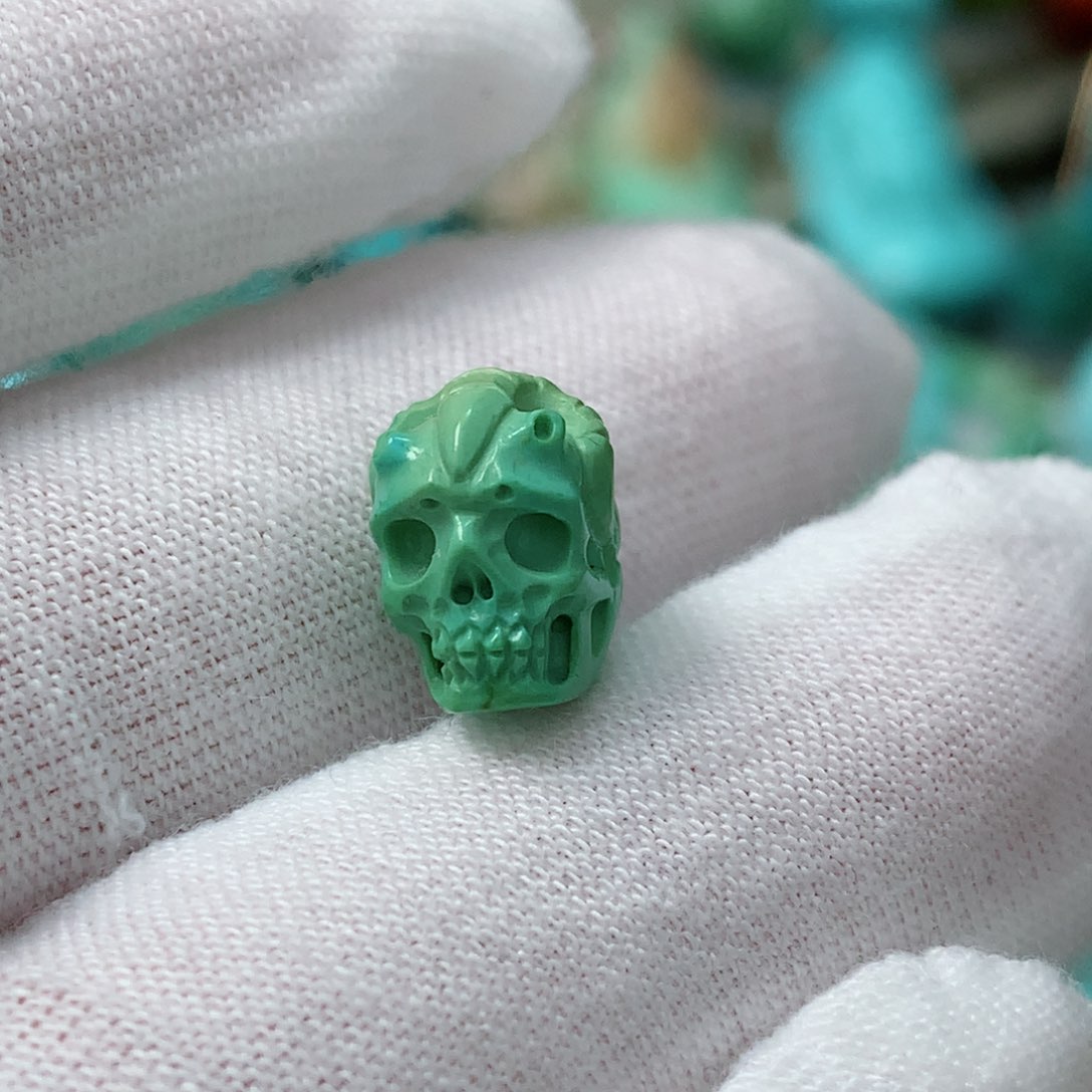 绿松石珠宝奇石未镶嵌