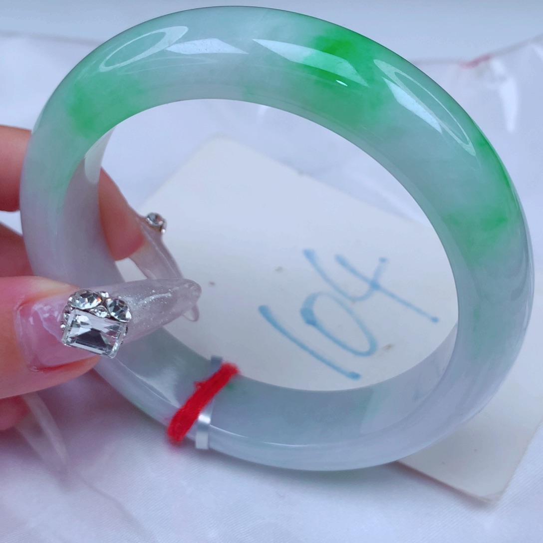 翡翠手镯未镶嵌天然缅甸翡翠A货手镯