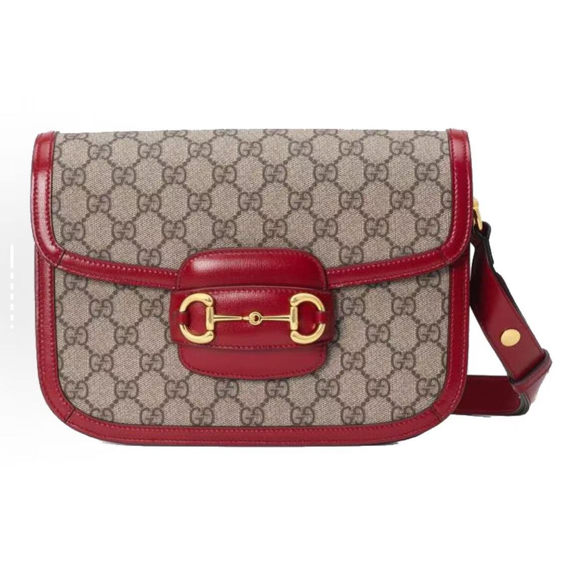 99新 GUCCI/古驰 1955 红色 中号