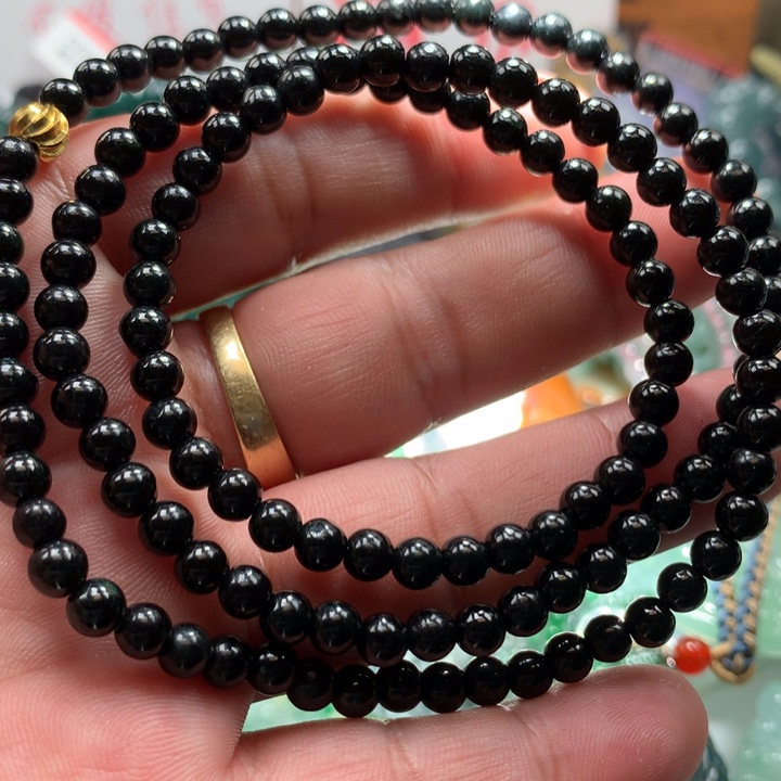 翡翠项链未镶嵌保真天然a货翡翠