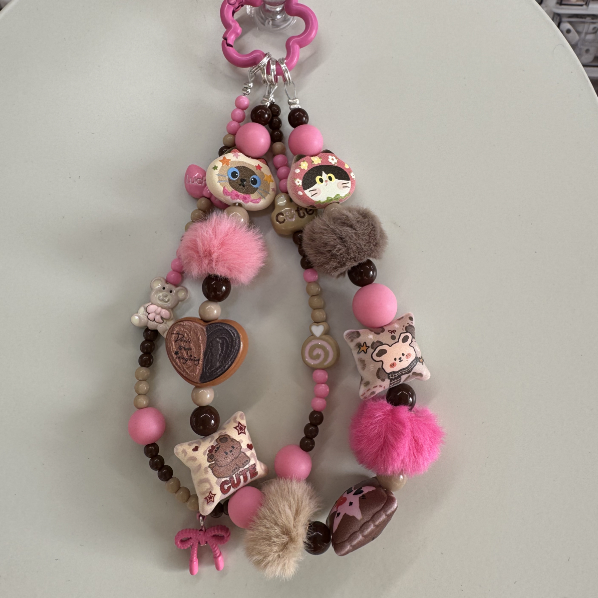 手作原创高端钥匙扣挂件包挂件车