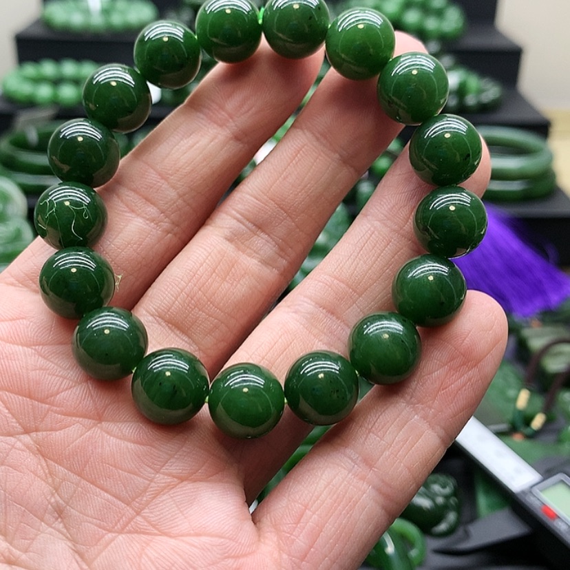 【闪购商品】和田玉（碧玉）手链未镶嵌