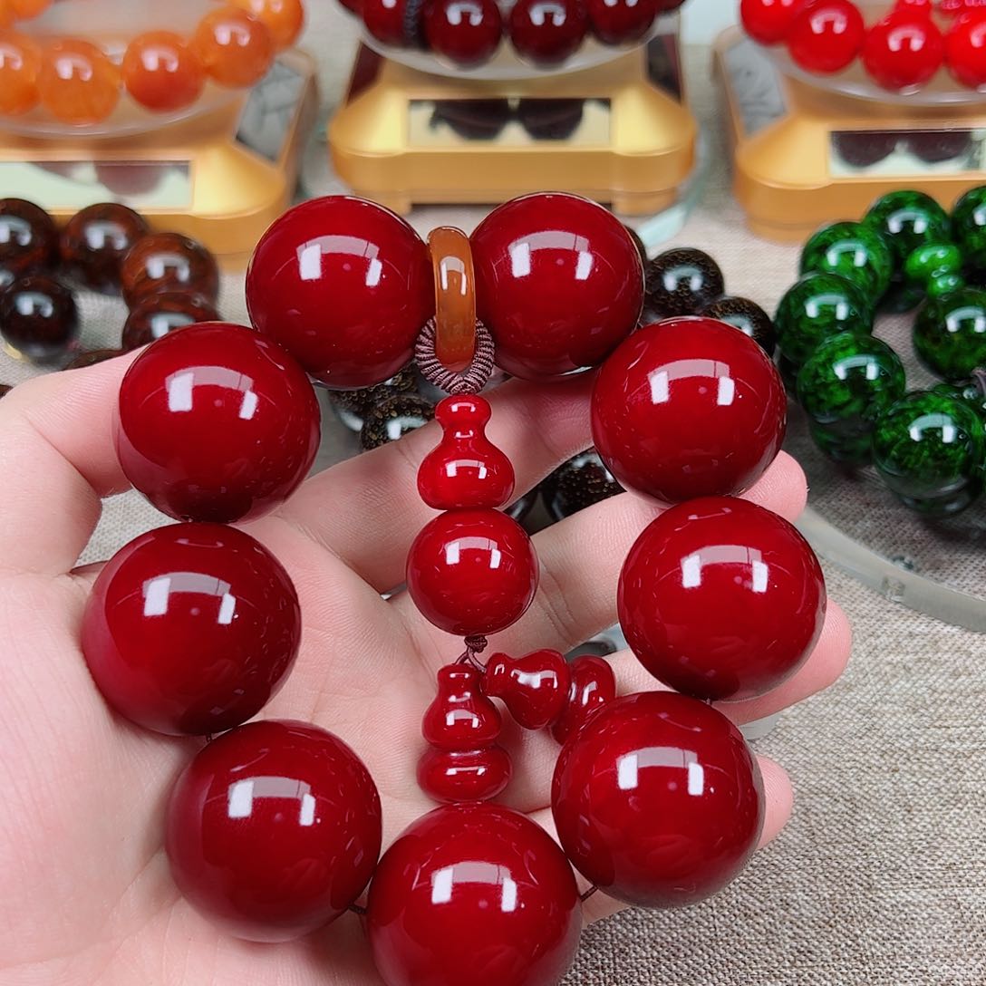 贝壳杉（血龙木）手串/手链3.0高透