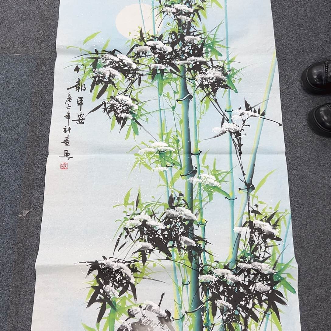 国画手绘国画大捡漏