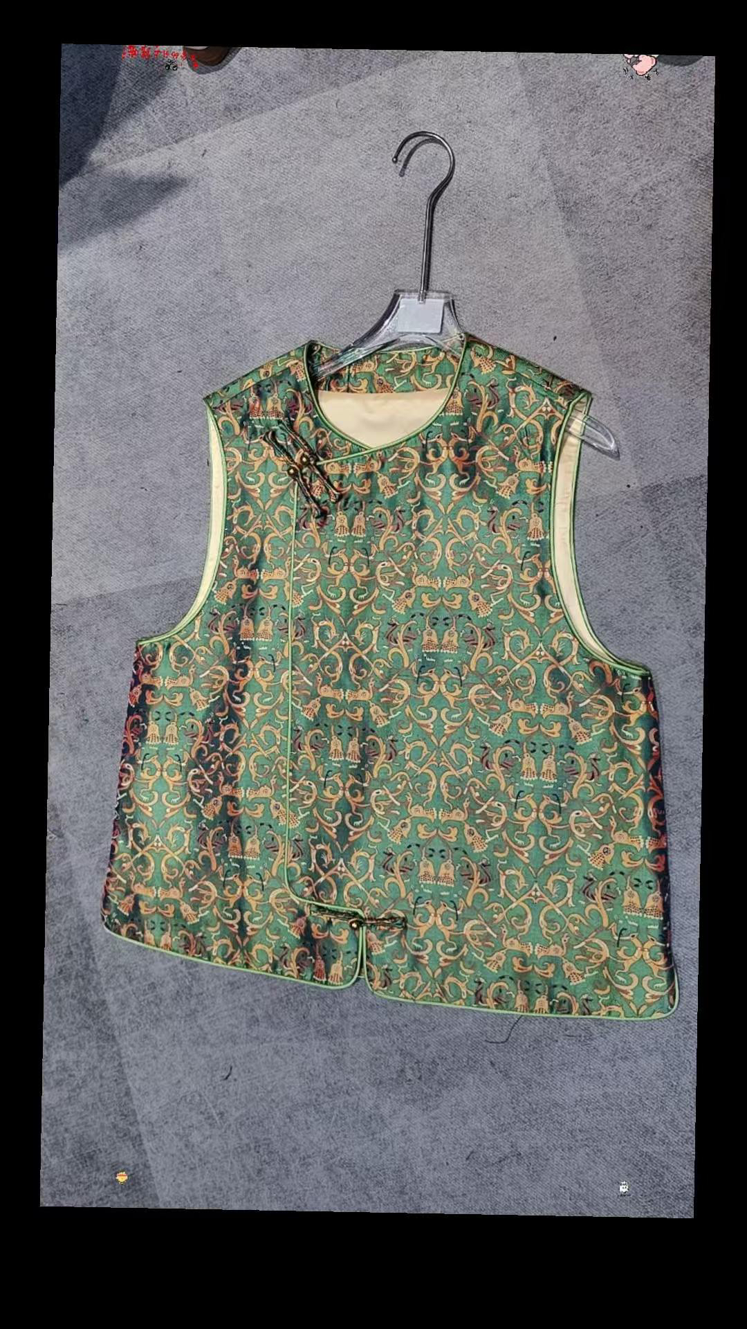 桑蚕丝新中式复古上衣