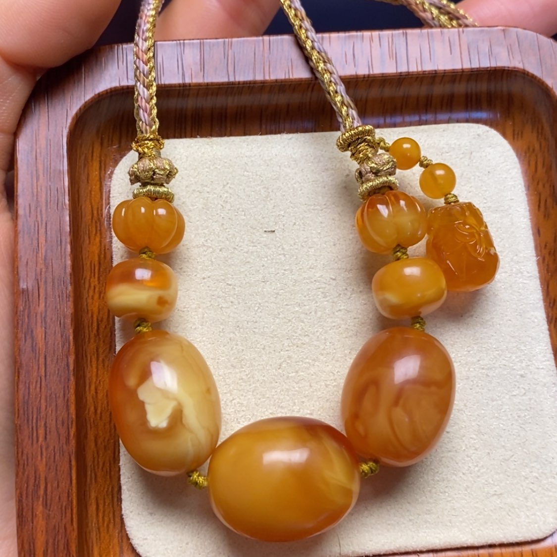 【闪购商品】蜜蜡颈饰未镶嵌项链