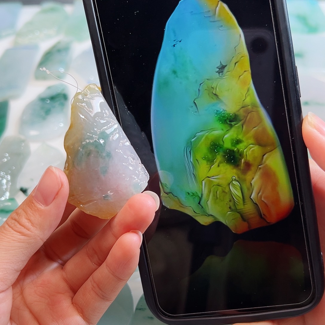 定制翡翠未镶嵌翡翠