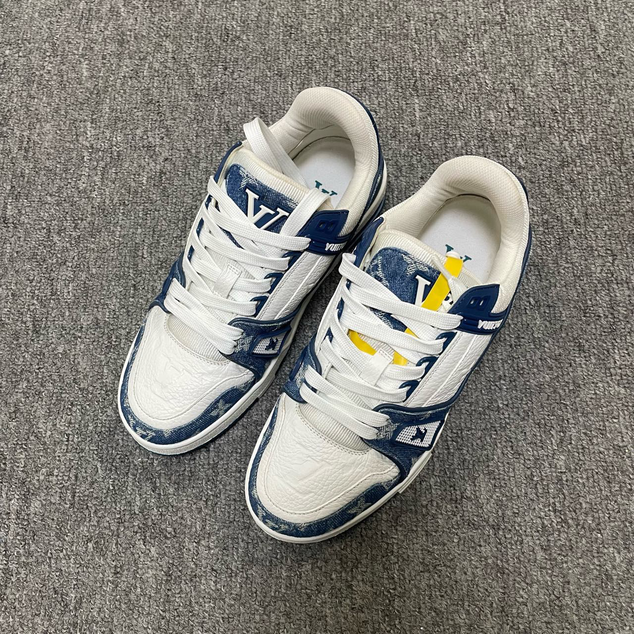 99新 LouisVuitton/路易威登 Trainer 低帮时尚板鞋 38码/7698