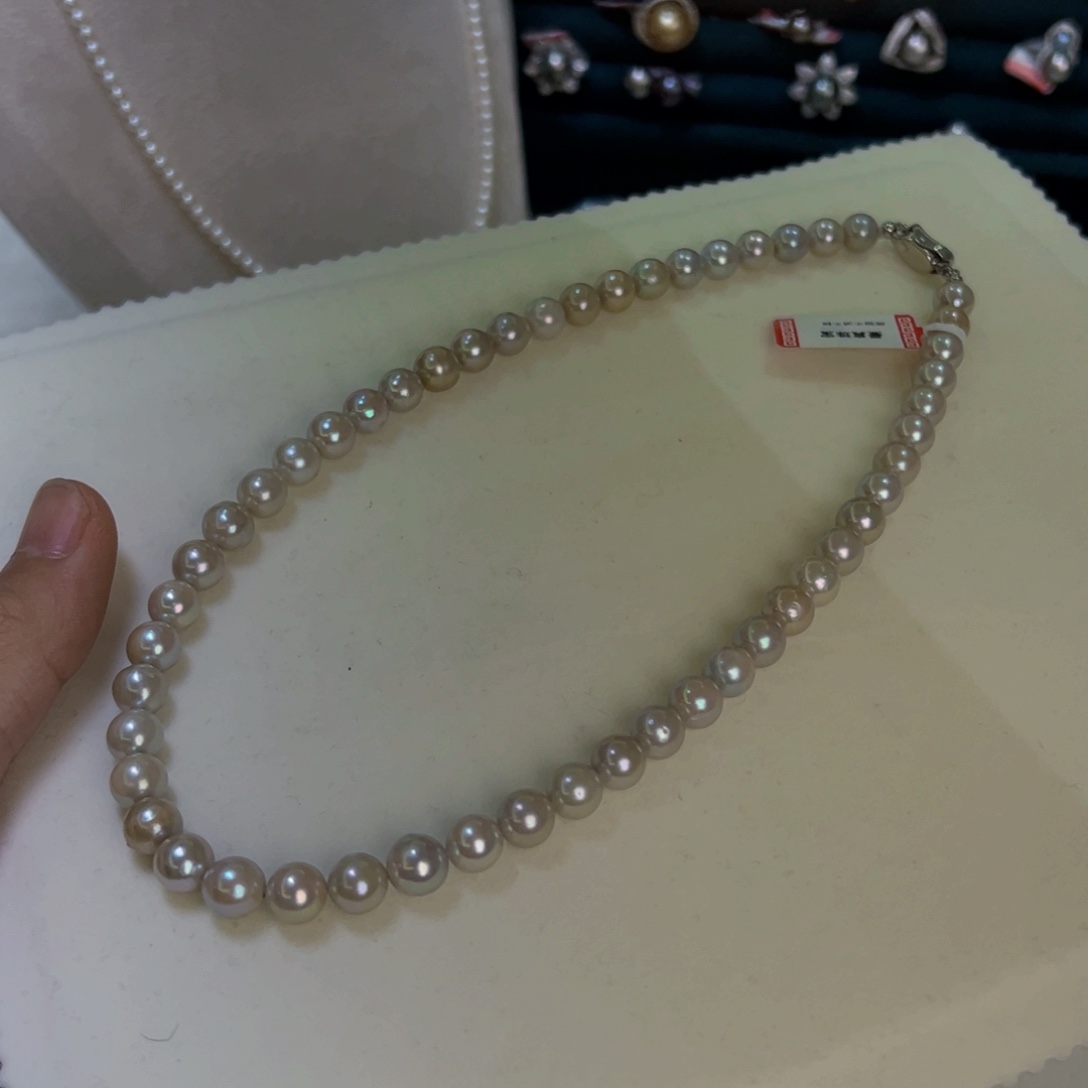 海水珍珠颈饰银S925镶嵌