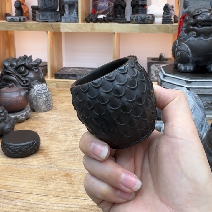 西安石晋錾石雕手工雕刻摆件