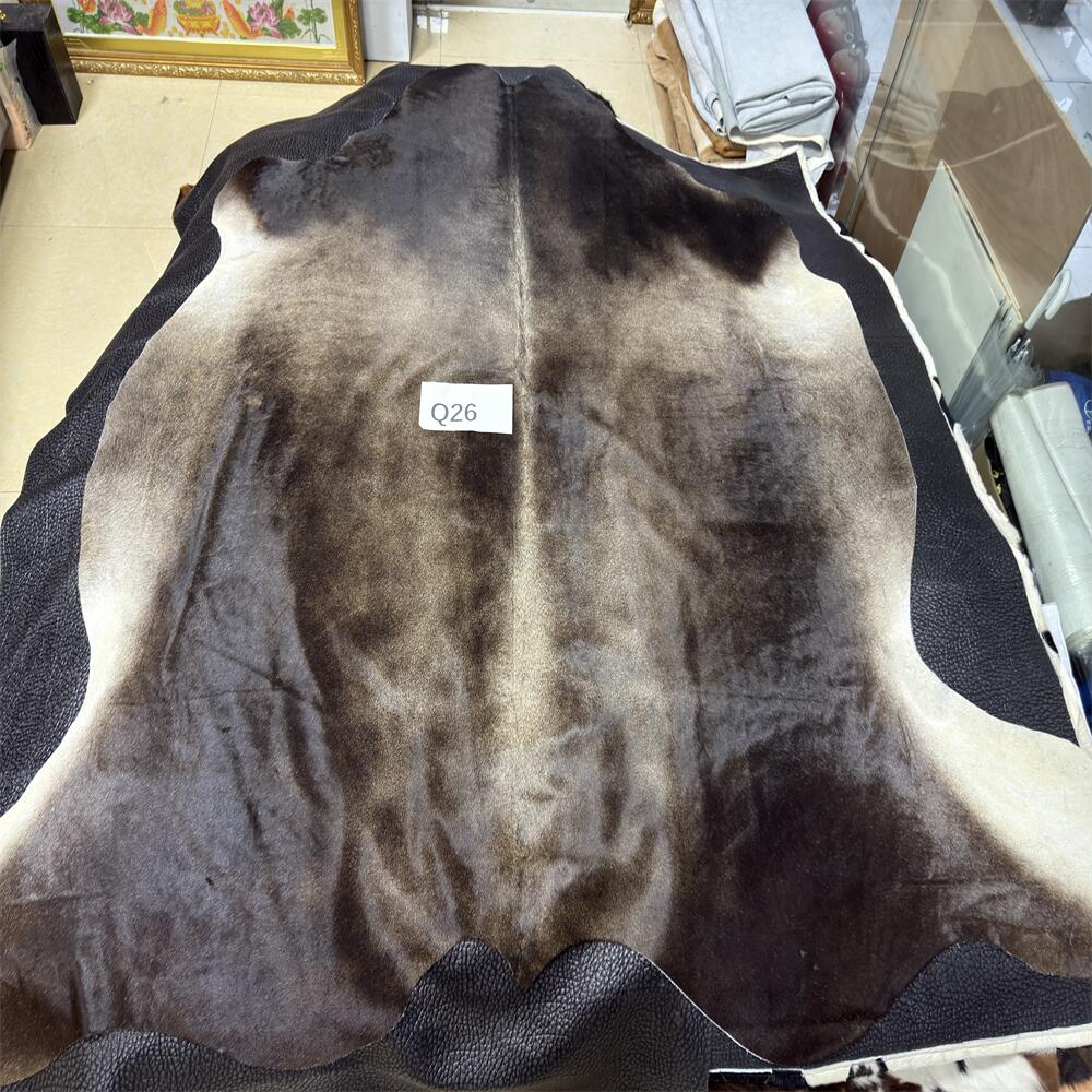 【牛皮世家】Q26 230*210cm进口轻奢牛皮地毯