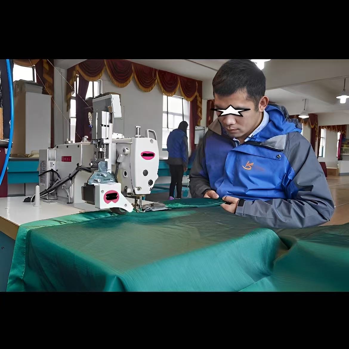 窗帘高度改，韩褶窗帘制作，高温定型。