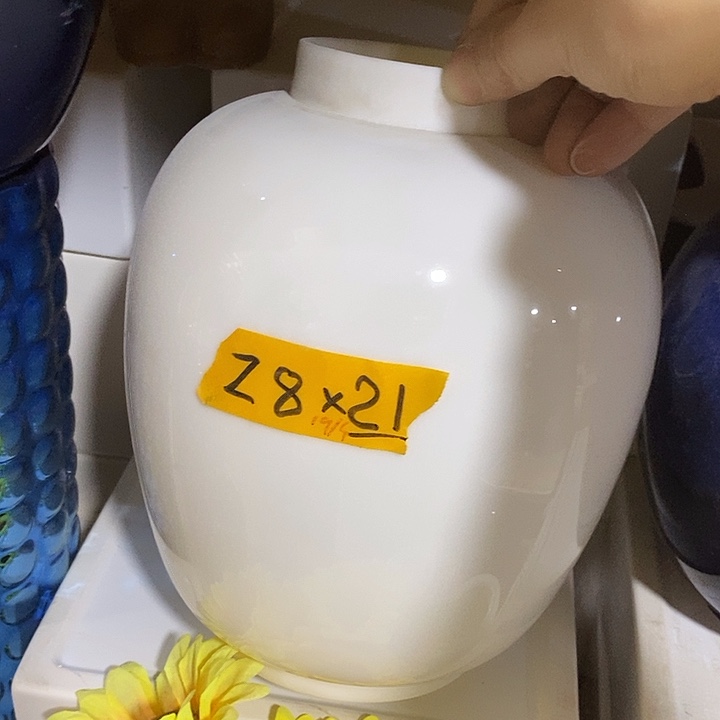 陶摆件凑单满12包邮发 好盆有孔外口 8外高21