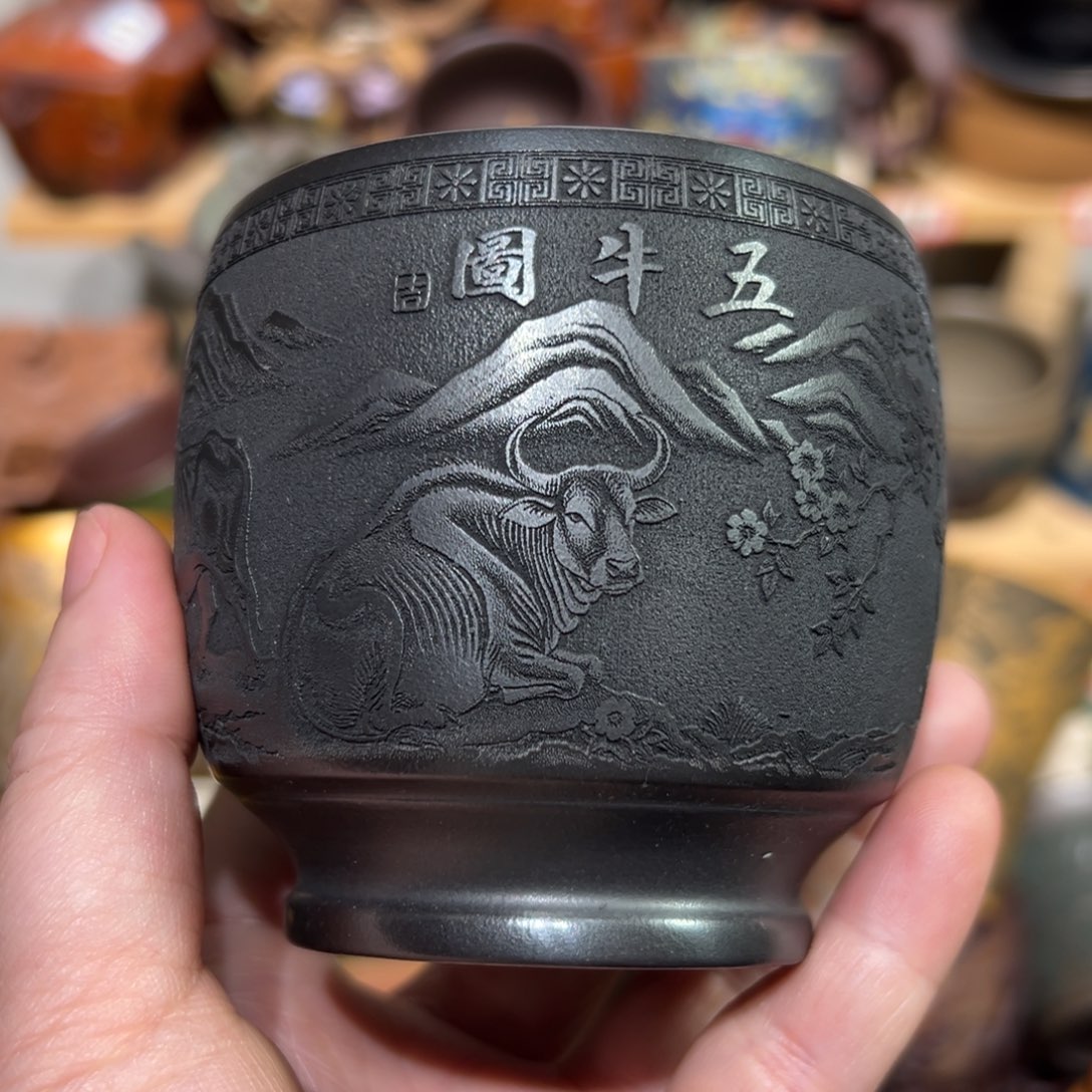 茶杯紫砂宜兴紫砂主人杯