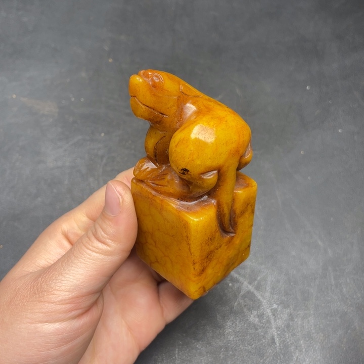 把件白玉菩提摆件